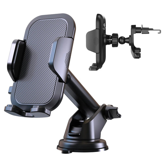 StickMount car phone mount for dash/ windshield/ air vents.